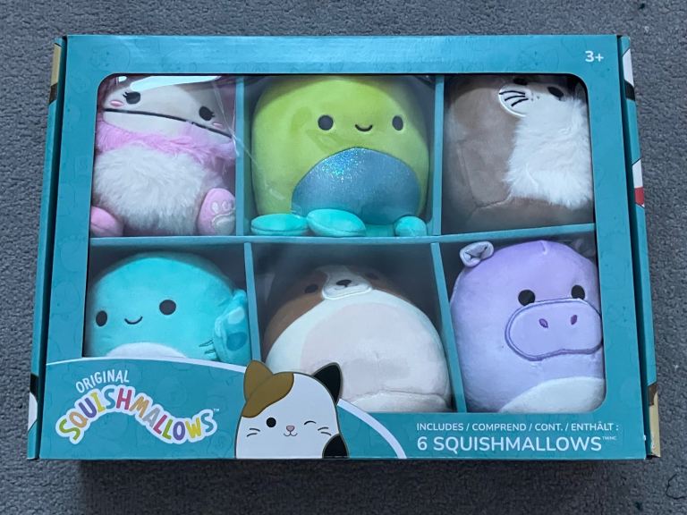 Set of 6 Squishmallows - Brand New