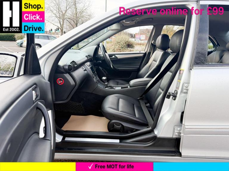 2006 Mercedes-Benz C Class 1.8 C180 Kompressor Avantgarde SE Saloon 4dr Petrol Automatic (193 g/k...
