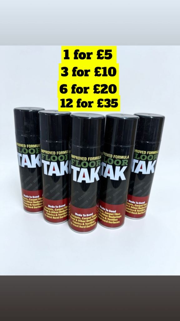 12x 500ML HEAVY DUTY SPRAY ADHESIVE GLUE FOR FOAM CARPET TILE CRAFT FABRIC PACKAGING