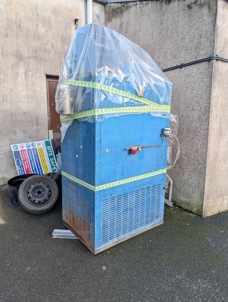 Oil fired workshop industrial space heater