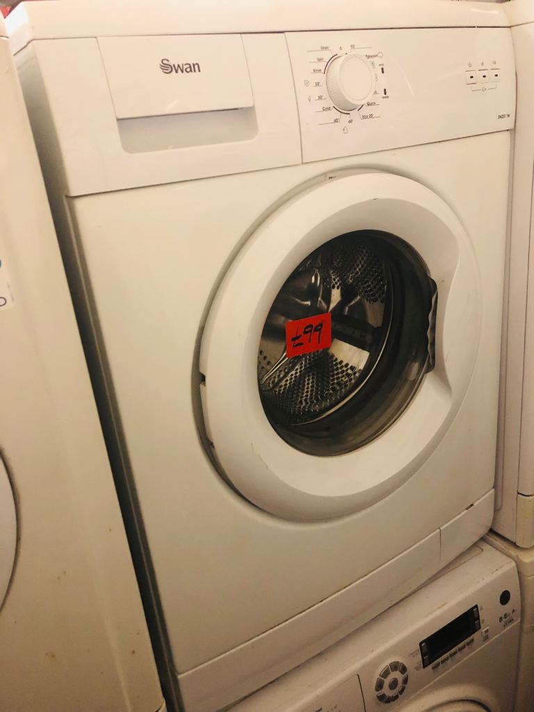 Swan Washing machine-white works perfectly 