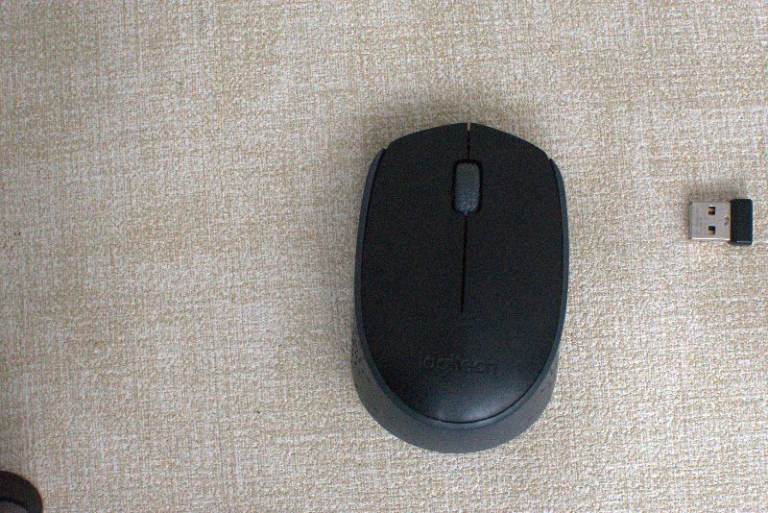 Logitech Wireless Mouse with USB Receiver – Black, As Good As New