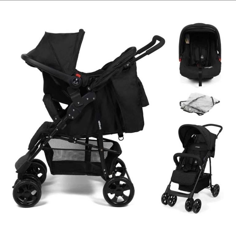 Puggle Lowton Luxe 2in1 Travel System, stroller, pram, pushchair, car seat