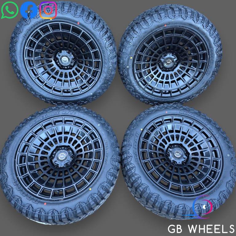 Hawke Rage 20" Alloy Wheels Genuine Ford Ranger Volkswagen Amarok All Terrain