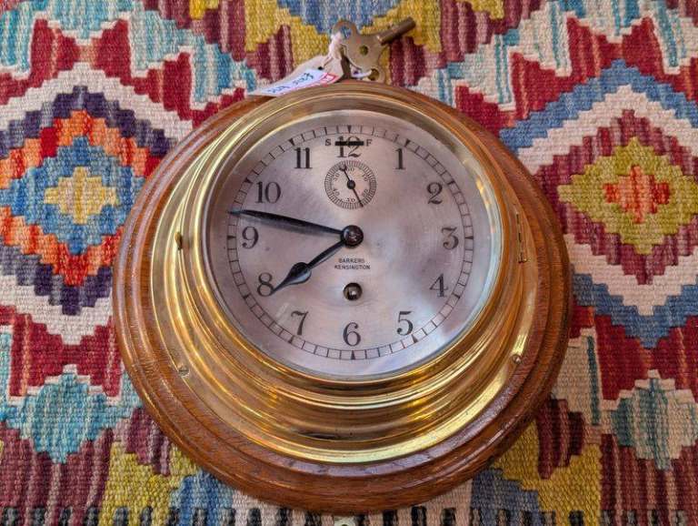 Barker Kensington ships clock