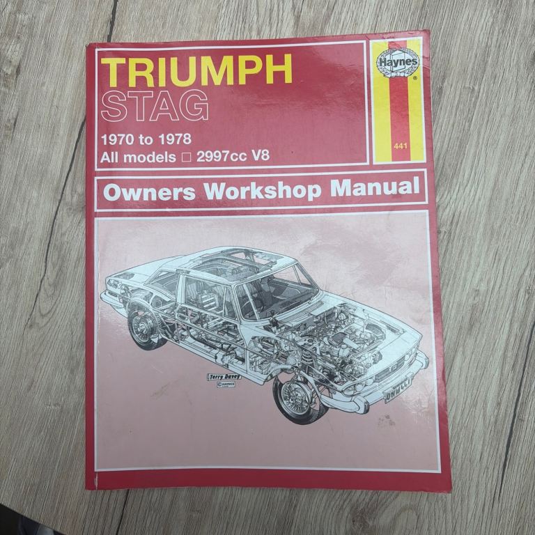 Triumph Stag Haynes workshop manual 