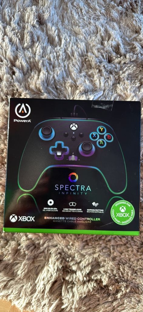New XBOX power A Spectra infinity Enhanced wired controller Nanette cable Amelie