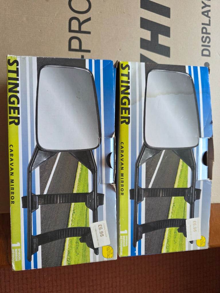 Caravan towing mirrors x 2  new