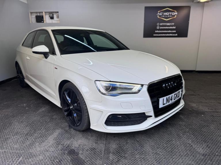 2014 Audi A3 1.4 TFSI S Line 3dr HATCHBACK Petrol Manual