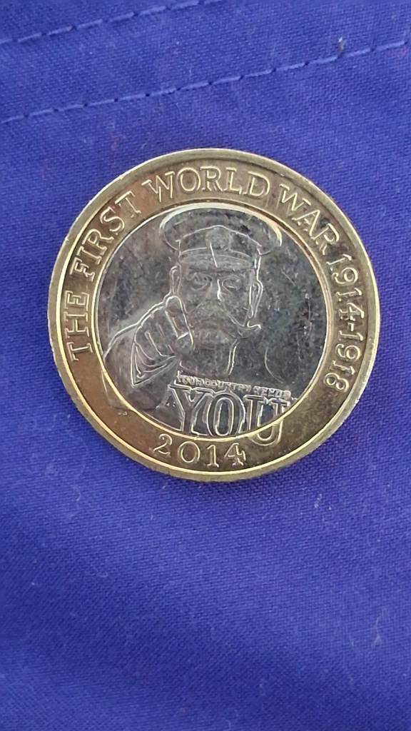 First World War 1914-1918 'Your Country Needs You' 2014 Two Pound Coin