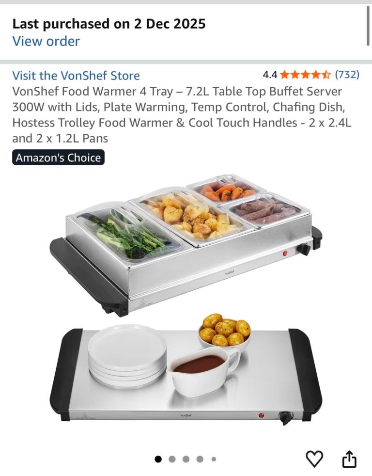 Buffet / Plate warmer. 
