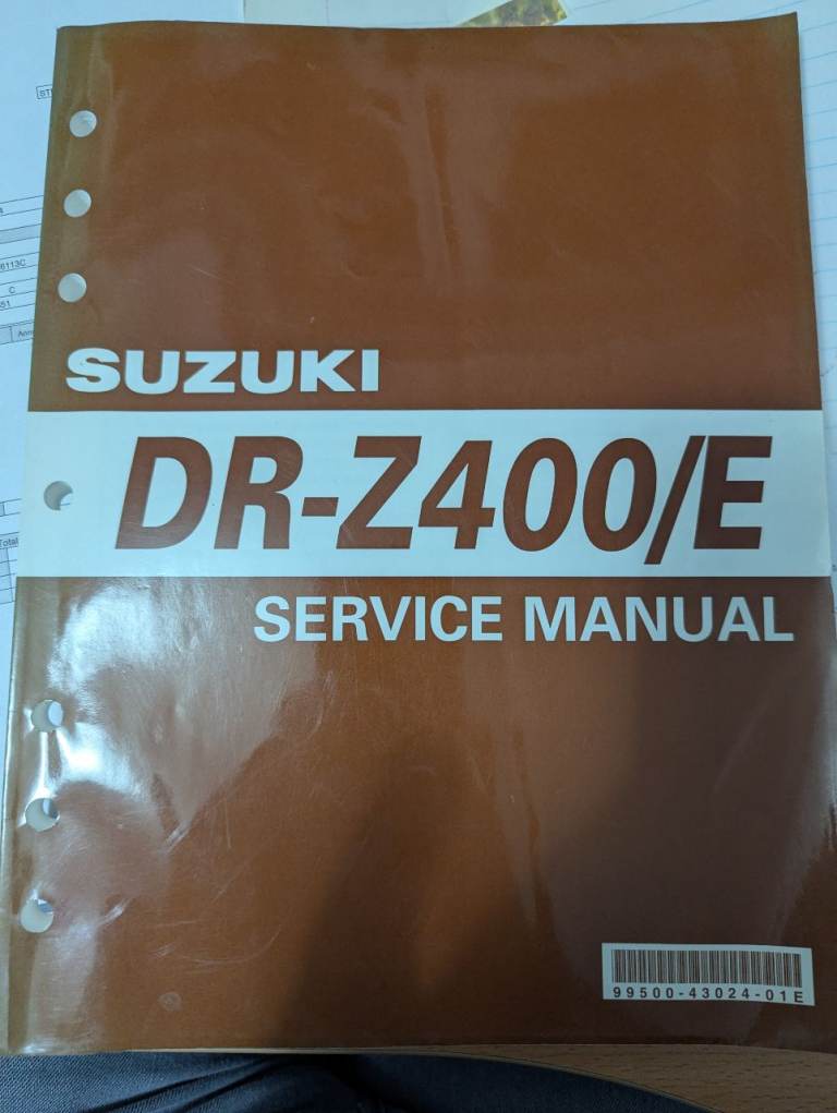 Suzuki drz workshop manual 