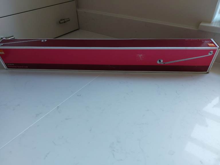 Chrome towel rail NEW 