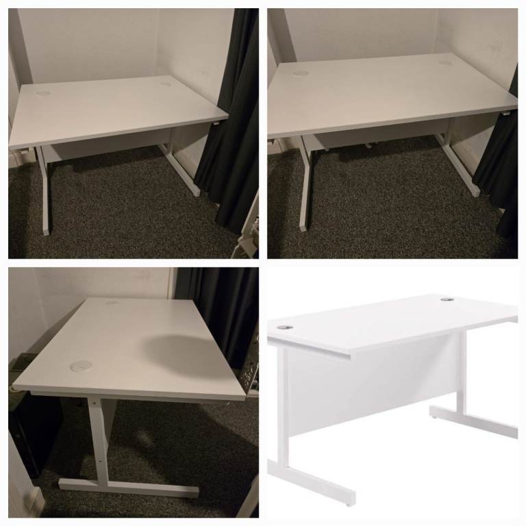 image for White rectangular desk