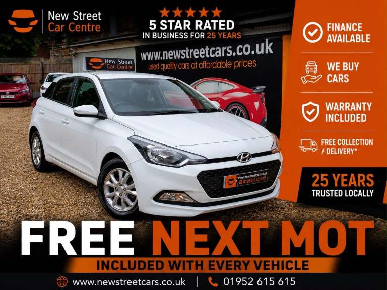 2017 Hyundai i20 1.2 SE 5dr HATCHBACK PETROL Manual