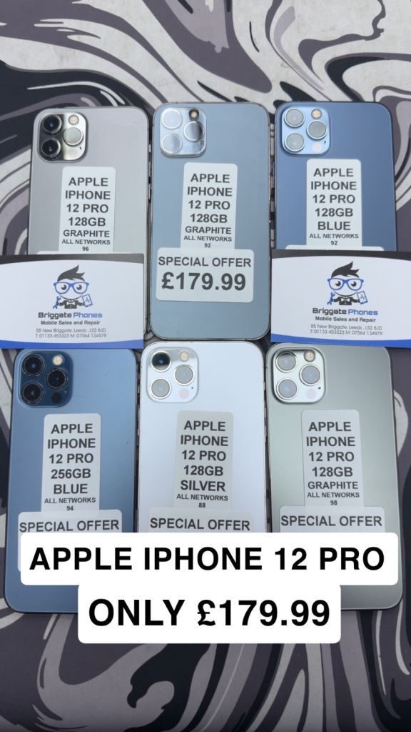 APPLE IPHONE 12 PRO 128GB UNLOCKED ALL NETWORKS ONE YEAR WARRANTY 