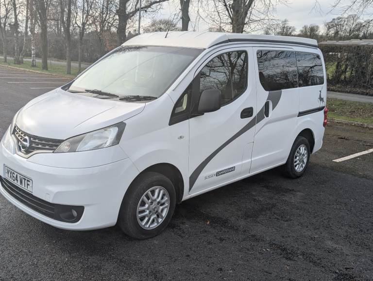 Nissan NV200 1.5DCi Sussex Campervan conversion from new ROCK & ROLL BED, 4.4M LONG