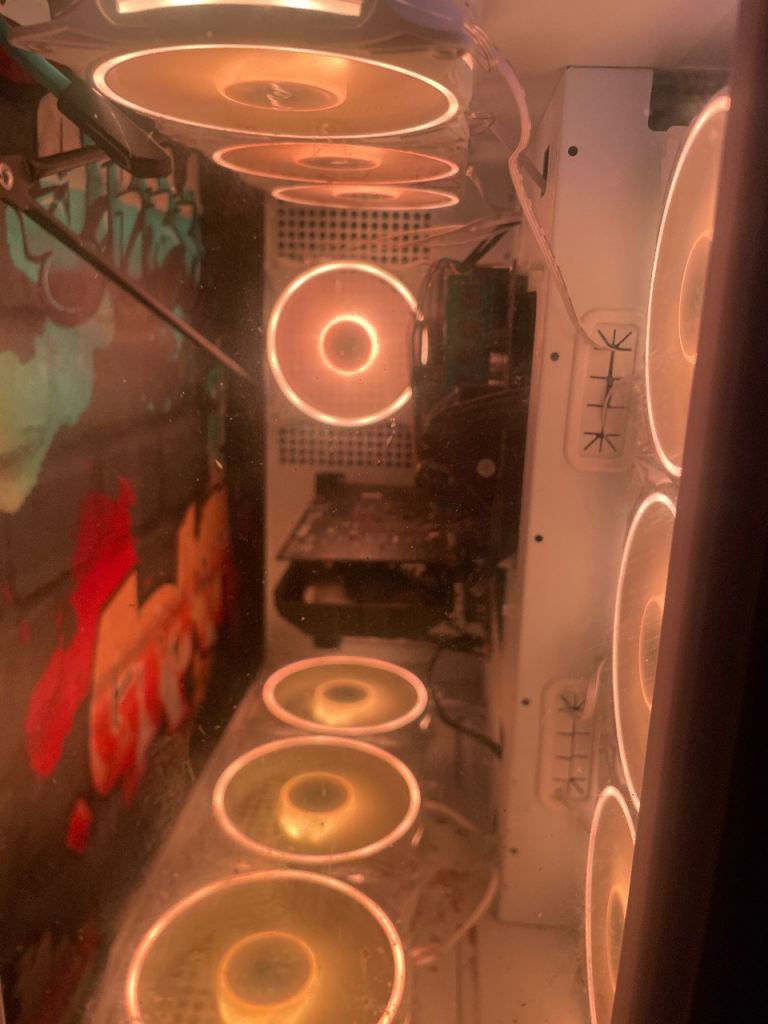 Gaming PC Desktop with RGB Fans – Good Condition