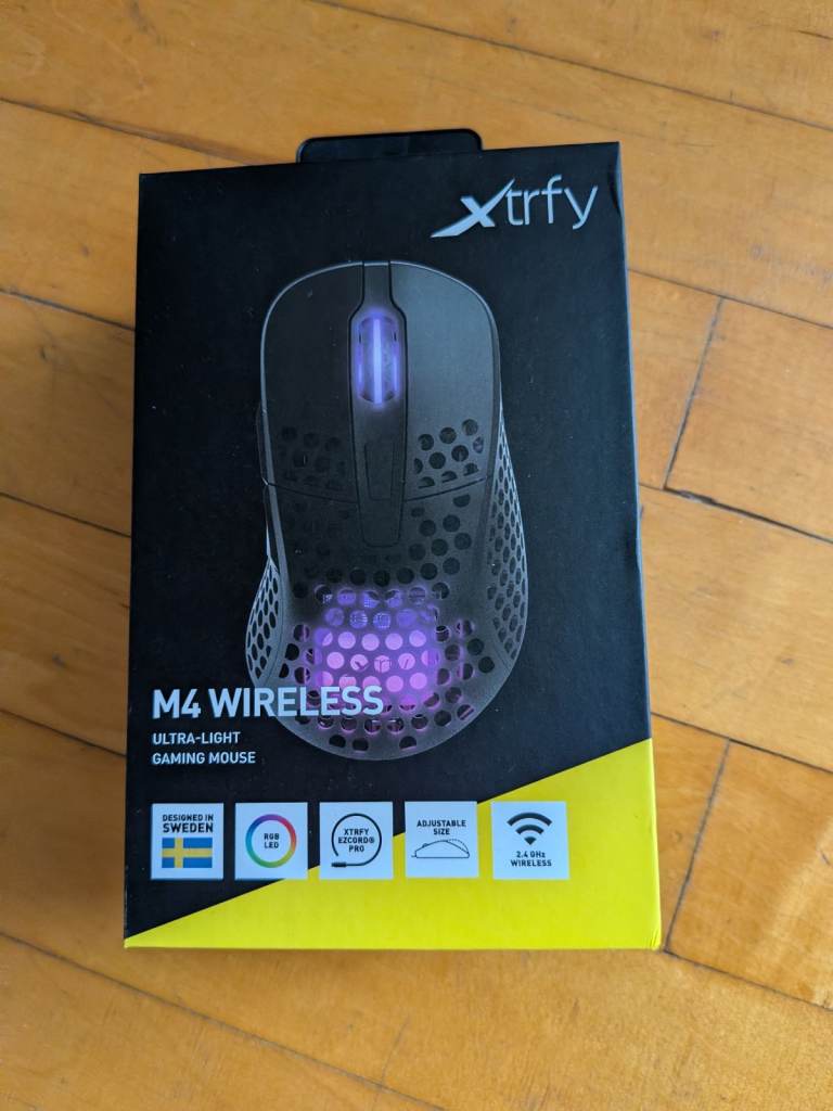 Xtrfy M4 Wireless Gaming Mouse – Brand New