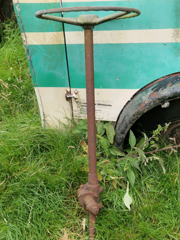 Milk float steering wheel 
