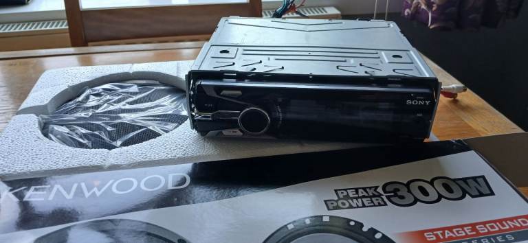 Car stereo and speakers 