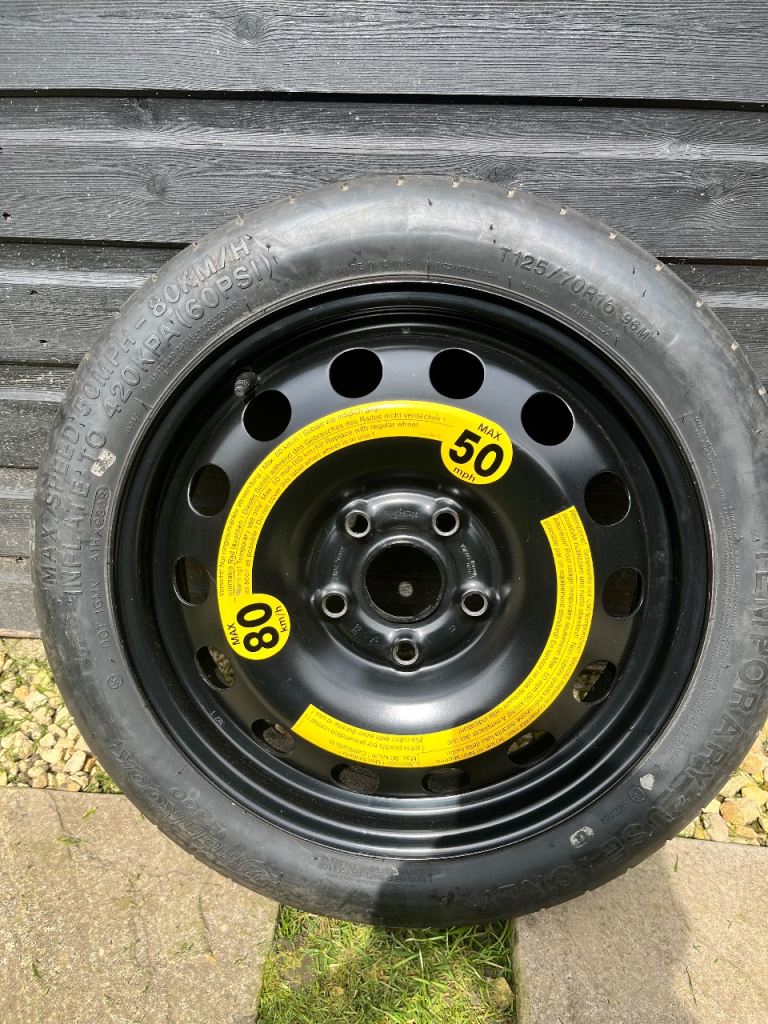 Space saver wheel 2008 Audi A3