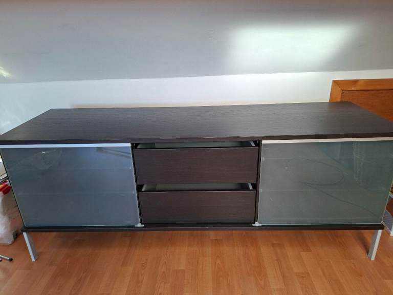 IKEA TOBO Sideboard 170cm Long With 2 Sliding Doors & 2 Drawers VGC