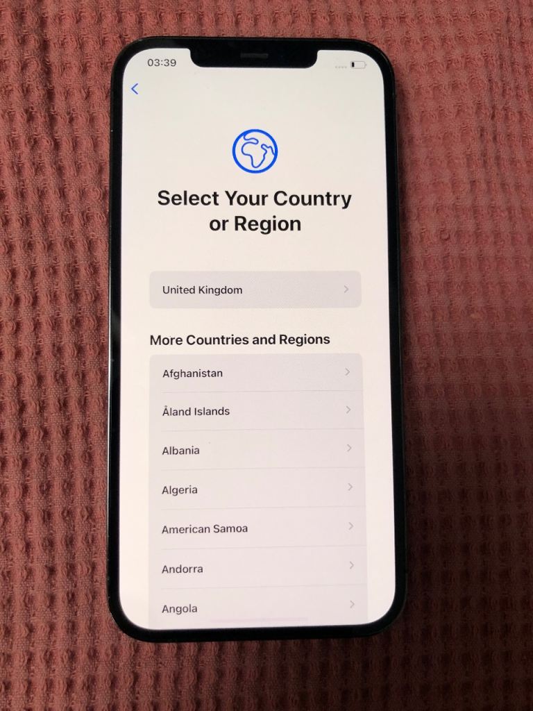 iPhone 12 pro max 256 gb