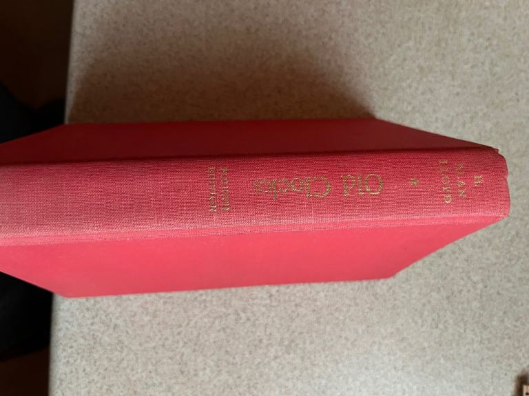 N. Hudson Moore's 'Old Clock Book' - Red Hardback in Good Condition