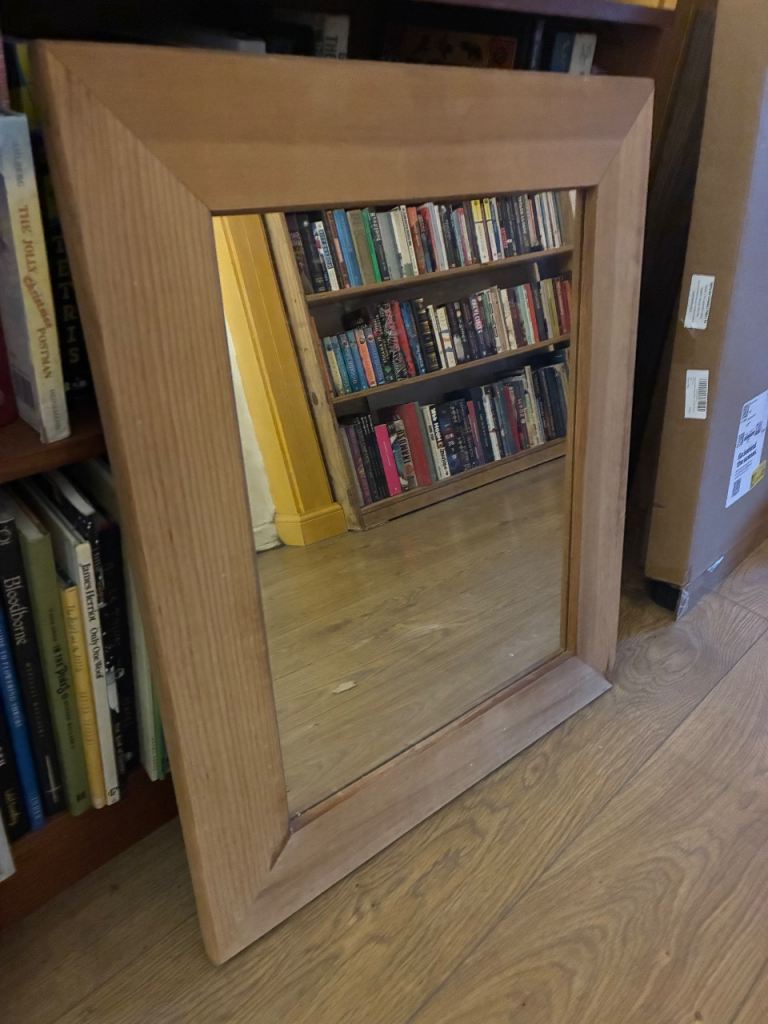Gorgeous wood-framed mirror