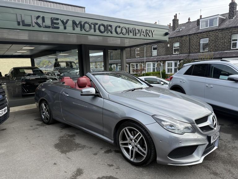 2014 (14) Mercedes E220 CDi AMG Sport Convertible Automatic Grey 49704 miles