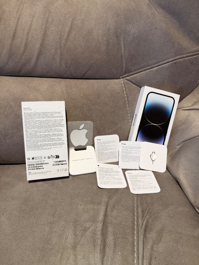 Apple iPhone 14 Pro Space Black Empty Box