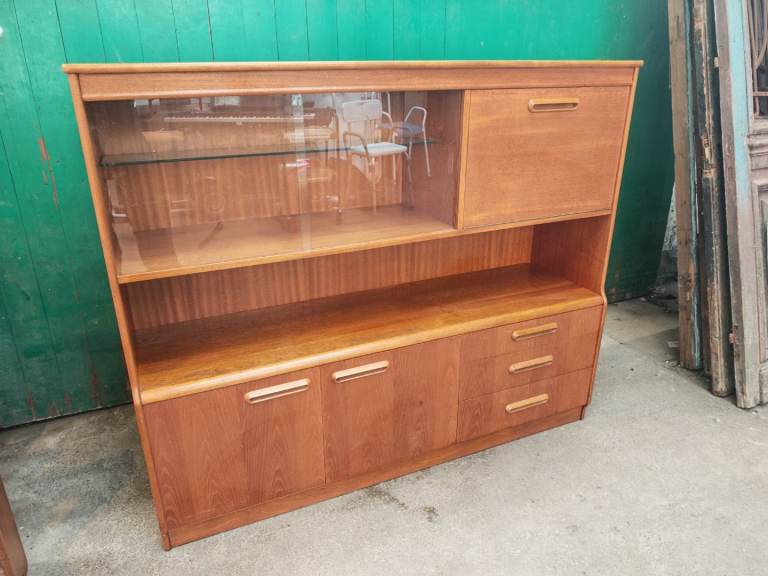 Mid century modern danish high back sideboard