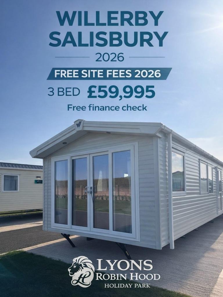 SITED STATIC CARAVAN FOR SALE BY THE COAST
