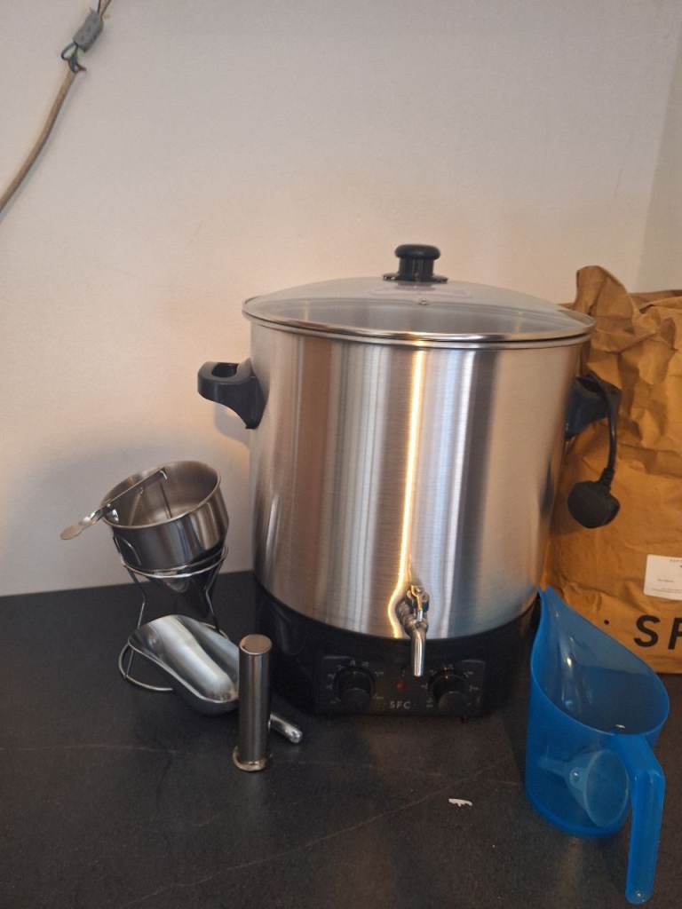 Large 27LT s/s wax melting vessel 