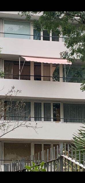 Pair of Retractable Patio Awnings