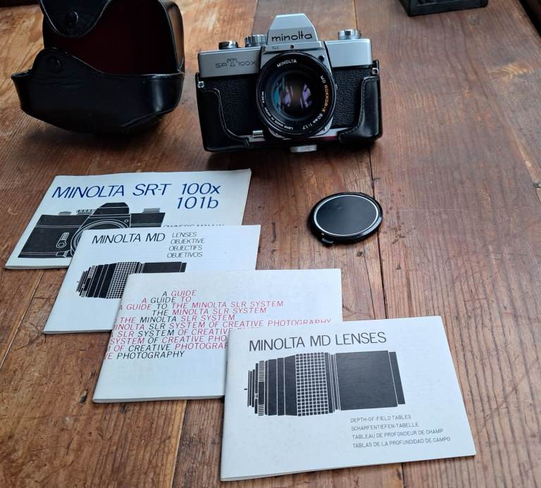 Non-Working Minolta SRT100X Camera for Sale