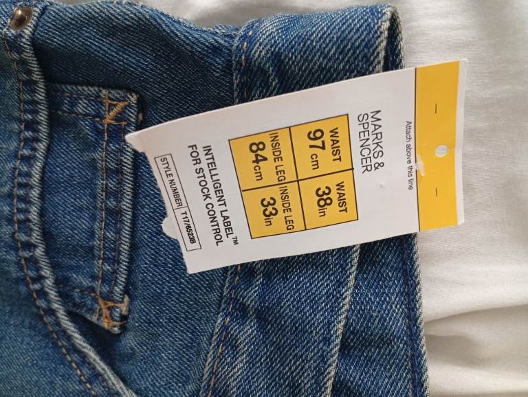 jeans. NEW. M&S. Adult Men