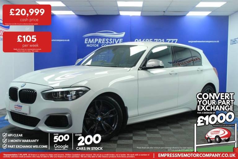 2019 19 BMW 1 SERIES 3.0 M140I GPF SHADOW EDITION HATCHBACK 5DR PETROL AUTO EURO