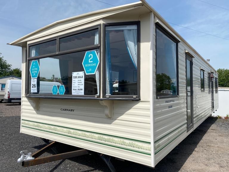 35x12ft 2 Bed Carnaby Static Caravan - New Carpets, Ensuite - Offsite / Farms
