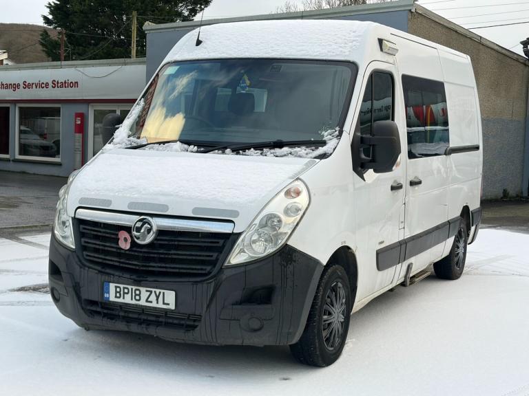2018 Vauxhall Movano 2.3 CDTI L2 H2 Van 130ps CREW CAB OR CAMPER Crew Van Diesel Manual
