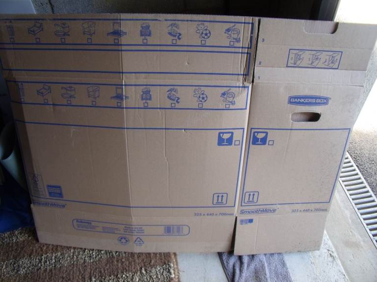 BOXES FOR STORAGE OR HOUSE MOVES