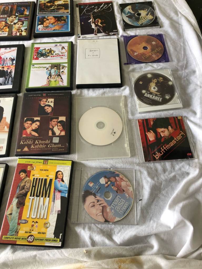 BOLLYWOOD DVDs (£5)