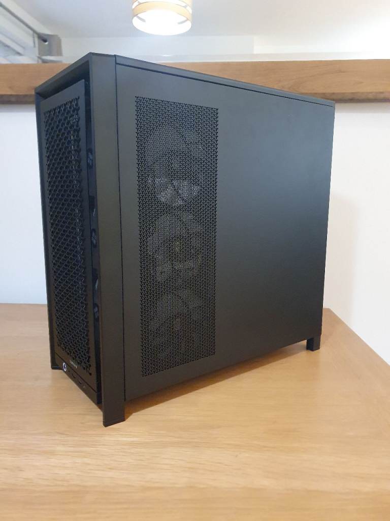 New build Ryzen 5 Gaming PC, 12GB GPU, 16GB Ram, Corsair 4000 Frame Case, ARGB