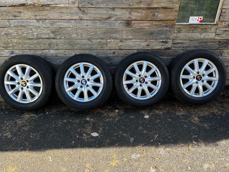 Set of 4 x 18” Alloy Wheels and Tyres for Porsche, Audi & VW