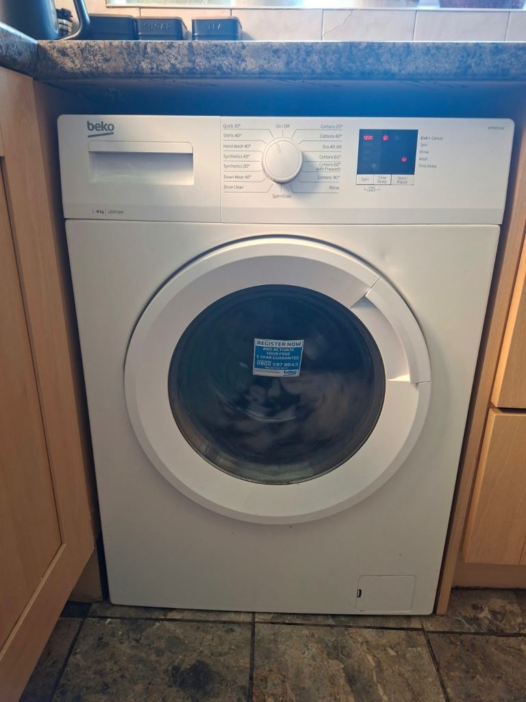 Beko 8kg washing machine 
