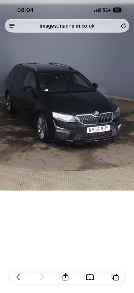2016 Skoda Octavia 2.0 TDI CR vRS 5dr DSG ESTATE Diesel Automatic