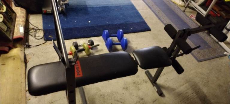 Pro Power Lifting Bench with Barbell Rack