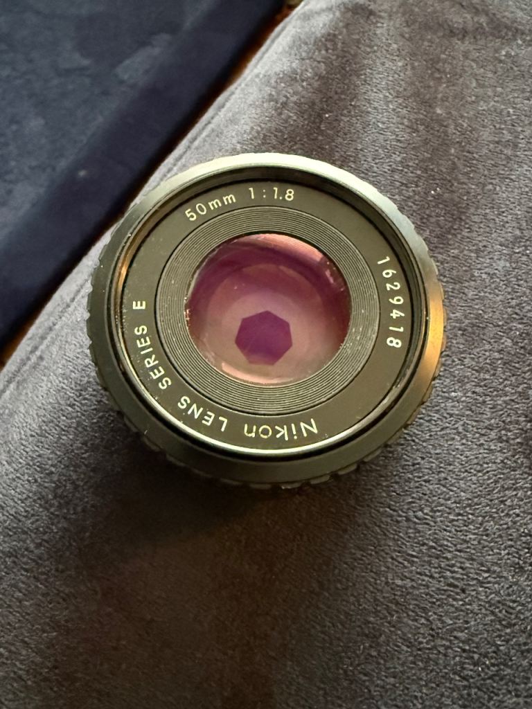 Nikon 50mm 1:1.8 Series E Lens – Good Condition