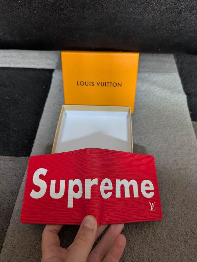 Louis Vuitton x Supreme Red Wallet - As Good As New
